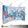 PANEL ARAÑA TEXTIL CURVO 6 CUERPOS (420*230 CMS) + CARRO BASICO + FOCOS HALOGENO, photo 1