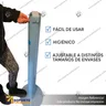 PEDESTAL SANITARIO METALICO DISPENSADOR ALCOHOL GEL MANOS LIBRES BASE REDONDA, photo 2
