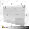 PORTA FOLLETO EN PORTA GRAFICA ACRILICO A4 (21*29.7 CMS) FORMATO MURO HORIZONTAL 2 MM, photo 3