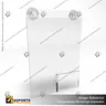 PORTA FOLLETO EN PORTA GRAFICA ACRILICO A4 (21*29.7 CMS) FORMATO MURO VERTICAL 2 MM, photo 2