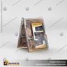 PORTA FOLLETO EN PORTA GRAFICA ACRILICO A5 (14.8*21 CMS) FORMATO A VERTICAL 1.5 MM, photo 2