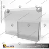 PORTA FOLLETO EN PORTA GRAFICA ACRILICO A5 (14.8*21 CMS) FORMATO MURO HORIZONTAL 1.5 MM, photo 3