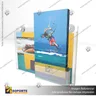 PORTA FOLLETO EN PORTA GRAFICA ACRILICO A5 (14.8*21 CMS) FORMATO MURO HORIZONTAL 1.5 MM, photo 4