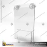PORTA FOLLETO EN PORTA GRAFICA ACRILICO A5 (14.8*21 CMS) FORMATO MURO VERTICAL 1.5 MM, photo 3