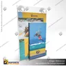 PORTA FOLLETO EN PORTA GRAFICA ACRILICO A5 (14.8*21 CMS) FORMATO MURO VERTICAL 1.5 MM, photo 1