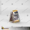 PORTA FOLLETO EN PORTA GRAFICA ACRILICO A6 (10.5*14.8 CMS) FORMATO A VERTICAL 1.5 MM, photo 2