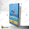 PORTA FOLLETO EN PORTA GRAFICA ACRILICO A6 (10.5*14.8 CMS) FORMATO MURO VERTICAL 1.5 MM, photo 1