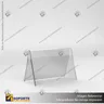PORTA GRAFICA ACRILICO A4 (21*29.7 CMS) FORMATO A HORIZONTAL 2 MM, photo 3