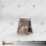 PORTA GRAFICA ACRILICO A6 (10.5*14.8 CMS) FORMATO A VERTICAL 1.5 MM, photo 1