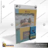 PORTA GRAFICA ACRILICO CON PORTA FOLLETO A3 (29.7*42 CMS) MURO VERTICAL 2 MM + SET EMBELLECEDOR, photo 1