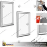PORTA GRAFICA MARCO CLIP ALUMINIO FORMATO A0 (84.1*118.9 CMS) (C5), photo 6