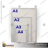 PORTA GRAFICA MARCO CLIP ALUMINIO FORMATO A2 (42*59.4 CMS) (C5), photo 2