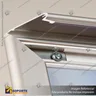 PORTA GRAFICA MARCO CLIP ALUMINIO FORMATO A3 (29.7*42 CMS) (C5), photo 9