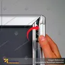 PORTA GRAFICA MARCO CLIP ALUMINIO FORMATO A4 (21*29.7 CMS) (C5), photo 7