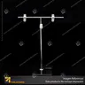 PORTA GRAFICA MINI T EXTENSIBLE MEDIDA AJUSTABLE 19.5*30 A 53 CMS CON PINZAS Y BASE CUADRADA METAL, photo 9