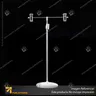 PORTA GRAFICA MINI T EXTENSIBLE MEDIDA AJUSTABLE 19.5*30 A 53 CMS CON PINZAS Y BASE REDONDA DE ABS, photo 9