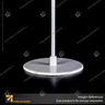 PORTA GRAFICA MINI T EXTENSIBLE MEDIDA AJUSTABLE 19.5*30 A 53 CMS CON PINZAS Y BASE REDONDA DE ABS, photo 10