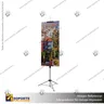 PORTA PENDON ATRIL TRIPODE PRO ALUMINIO MEDIDA AJUSTABLE 1.30 A 2.2 MTS (C20), photo 4