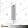 PORTA PENDON ATRIL TRIPODE PRO ALUMINIO MEDIDA AJUSTABLE 1.30 A 2.2 MTS (C20), photo 2