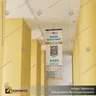 PORTA PENDON CORTINA ROLLER SOPORTE TECHO 85*200 CMS (C10), photo 7