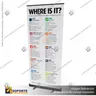 PORTA PENDON ROLLER EURO BASE COLOR NEGRO 80*200 CMS (C12), photo 2