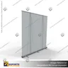 PORTA PENDON ROLLER GIGANTE 200*200 CMS (C2), photo 2