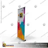 PORTA PENDON ROLLER PRO BASE COLOR ALUMINIO 80*200 CMS (C4), photo 5