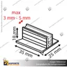 PORTA STOPPER CON ADHESIVO 35*18*25 MM ESPESOR GRAFICA 3-5 MM, photo 6
