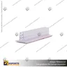 PORTA STOPPER CON ADHESIVO 75*14*25 MM ESPESOR GRAFICA 1-3 MM, photo 2