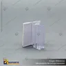 PORTA STOPPER FLEXIBLE CON ADHESIVO 25*20*25 MM ESPESOR GRAFICA 2-3 MM, photo 4