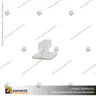 PORTA STOPPER FLEXIBLE CON ADHESIVO 25*20*25 MM ESPESOR GRAFICA 2-3 MM, photo 2