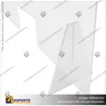 SEPARADOR DE MESON ACRILICO 4 MM 58*80 CMS VERTICAL CON VENTANILLA CON ENSAMBLE ACRILICO, photo 2
