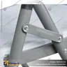 SILLA PUBLICITARIA PLEGABLE COLOR BLANCO 46*83*57 CMS, photo 6