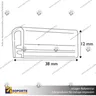 SOPORTE GRAFICA 38*12 MM ESPESOR GRAFICA 1-5 MM, photo 7