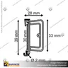 SOPORTE GRAFICA CLIP PARA GONDOLA 28*39 MM, photo 5