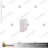 SOPORTE GRAFICA DOBLE STOPPER 25*22 MM ESPESOR GRAFICA 1-5 MM, photo 2