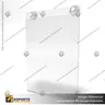 TARJETERO EN PORTA GRAFICA ACRILICO A3 (29.7*42 CMS) FORMATO MURO VERTICAL 2.5 MM, photo 3