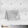 TARJETERO EN PORTA GRAFICA ACRILICO A5 (14.8*21 CMS) FORMATO A HORIZONTAL 1.5 MM, photo 3