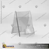 TARJETERO EN PORTA GRAFICA ACRILICO A5 (14.8*21 CMS) FORMATO A VERTICAL 1.5 MM, photo 2