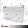 TARJETERO EN PORTA GRAFICA ACRILICO A5 (14.8*21 CMS) FORMATO MURO HORIZONTAL 1.5 MM, photo 2