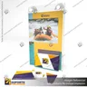 TARJETERO EN PORTA GRAFICA ACRILICO A5 (14.8*21 CMS) FORMATO MURO VERTICAL 1.5 MM, photo 3