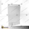 TARJETERO EN PORTA GRAFICA ACRILICO A5 (14.8*21 CMS) FORMATO MURO VERTICAL 1.5 MM, photo 4