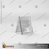 TARJETERO EN PORTA GRAFICA ACRILICO A6 (10.5*14.8 CMS) FORMATO A VERTICAL 1.5 MM, photo 3