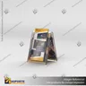 TARJETERO EN PORTA GRAFICA ACRILICO A6 (10.5*14.8 CMS) FORMATO A VERTICAL 1.5 MM, photo 4