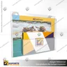 TARJETERO EN PORTA GRAFICA ACRILICO A6 (10.5*14.8 CMS) FORMATO MURO HORIZONTAL 1.5 MM, photo 1