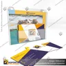 TARJETERO EN PORTA GRAFICA ACRILICO A6 (10.5*14.8 CMS) FORMATO MURO HORIZONTAL 1.5 MM, photo 5
