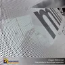 VINILO ADHESIVO BLANCO PERFORADO 140 MICRAS 1.37*50 MTS (WINDOWS VISION), photo 4