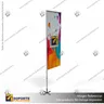 MASTIL RECTO ALUMINIO 320*80 CMS PARA BANDERA PUBLICITARIA (C10), photo 5