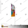 MASTIL CURVO VELA ALUMINIO 520*100 CMS PARA BANDERA PUBLICITARIA, photo 11