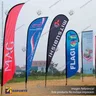 MASTIL CURVO VELA PRO 320*80 CMS (340 CMS) PARA BANDERA PUBLICITARIA (C30), photo 3